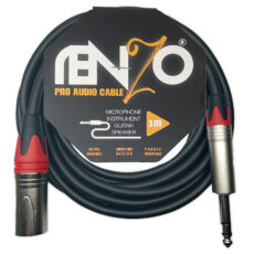 کابل اسپیکر مانیتورینگ رنزو آدیو TRS به XLR طول 3 متر