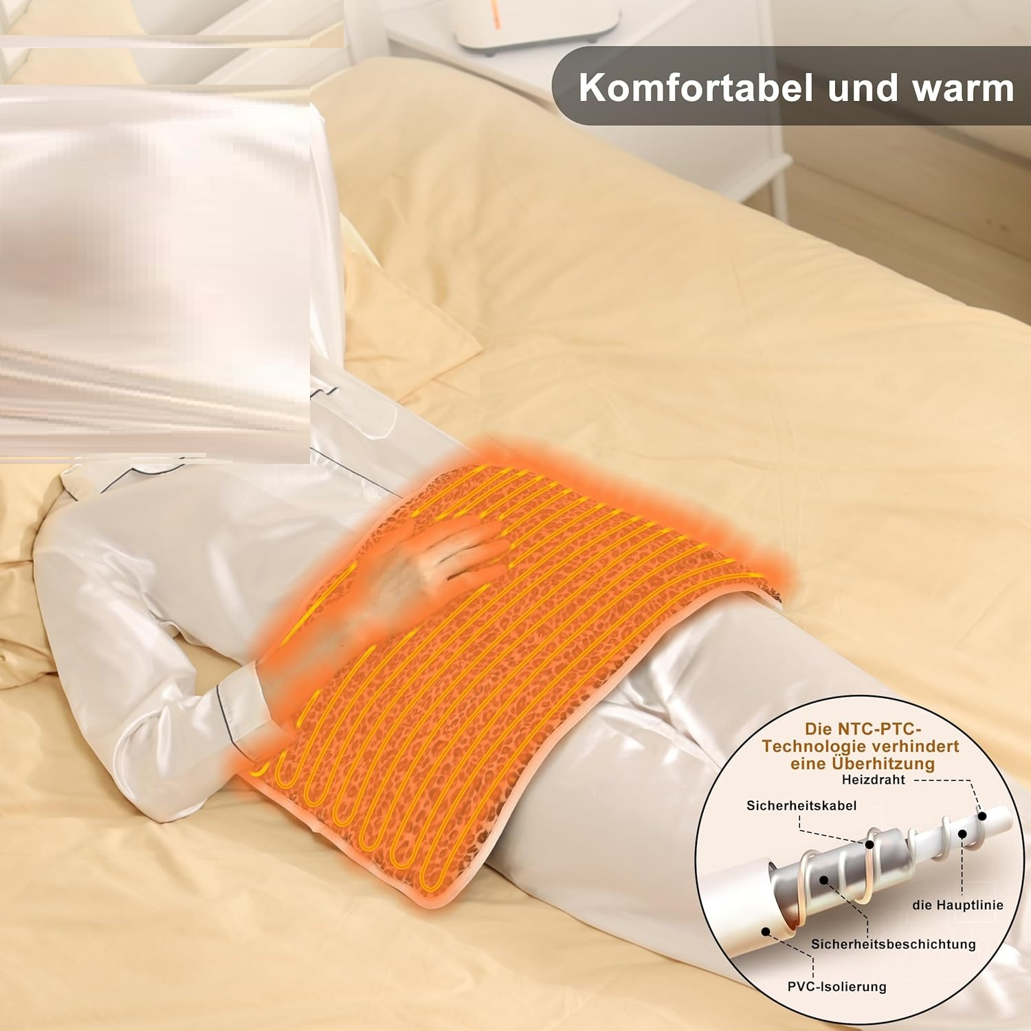 تشکچه برقی مدل TK-HP2415 سایز 30*60 سانتی متر