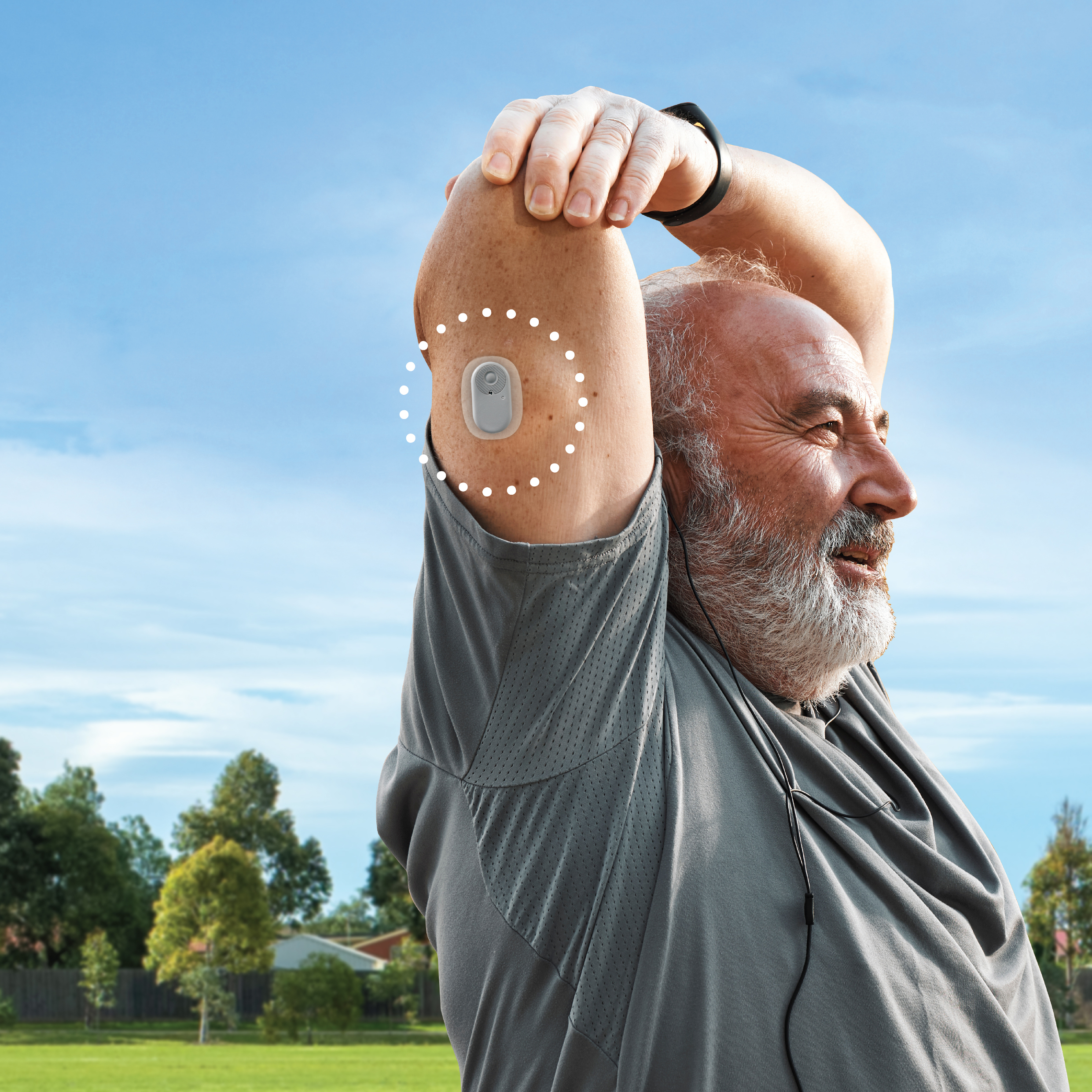 سنسور پایش مداوم اندازه گیری قند خون مدل caresens Air