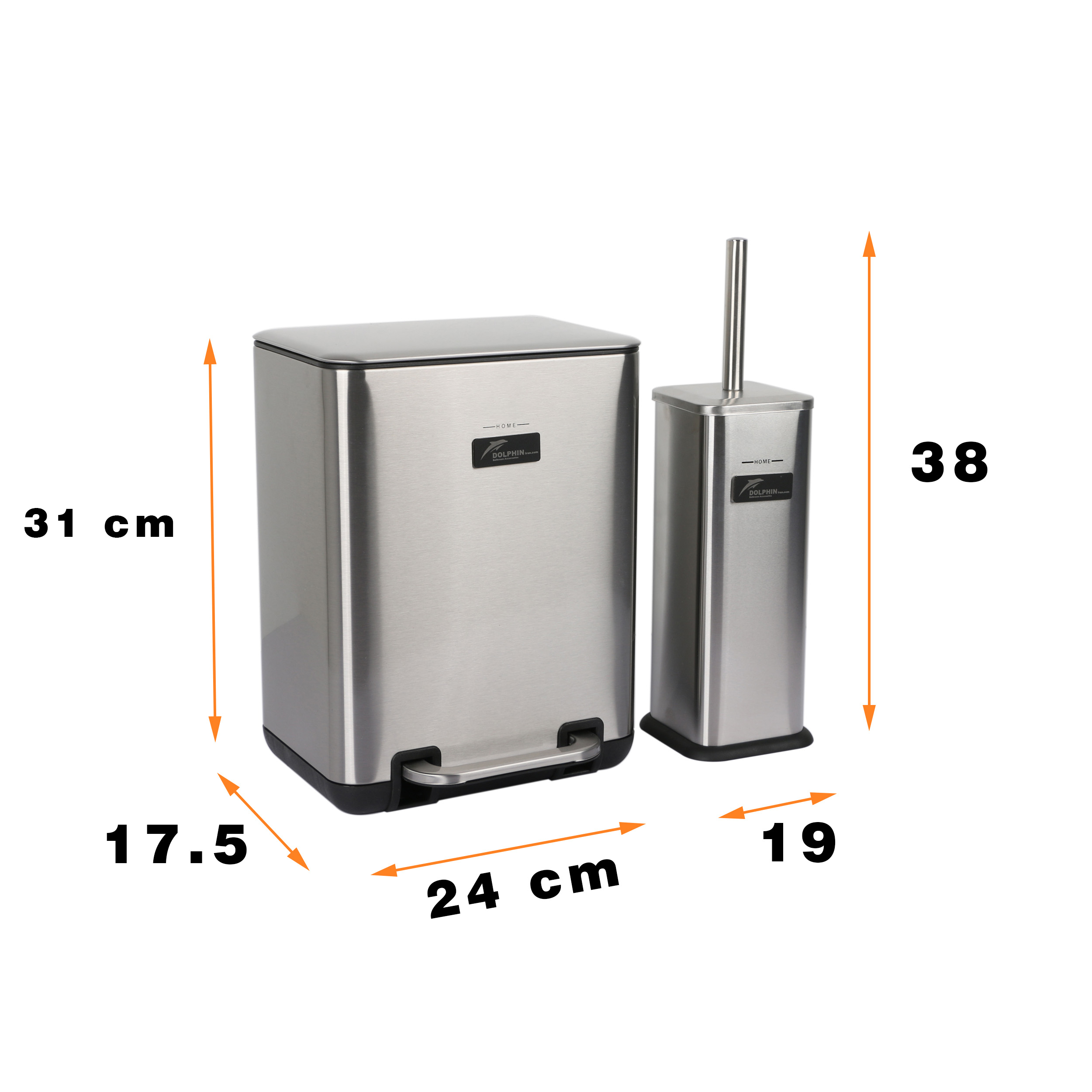 ست سطل و فرچه دلفین مدل EV-6-ltr