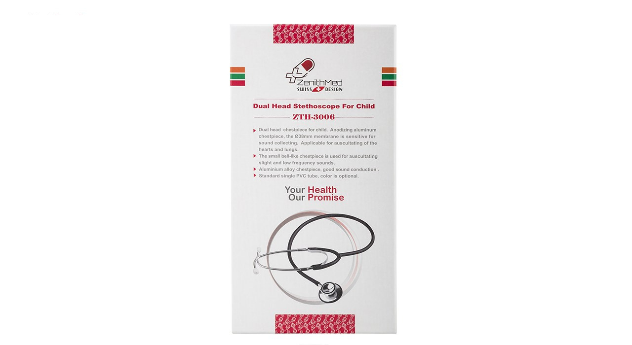 گوشی طبی زنیت مد مدل دو پاویون کد ZTH-3006