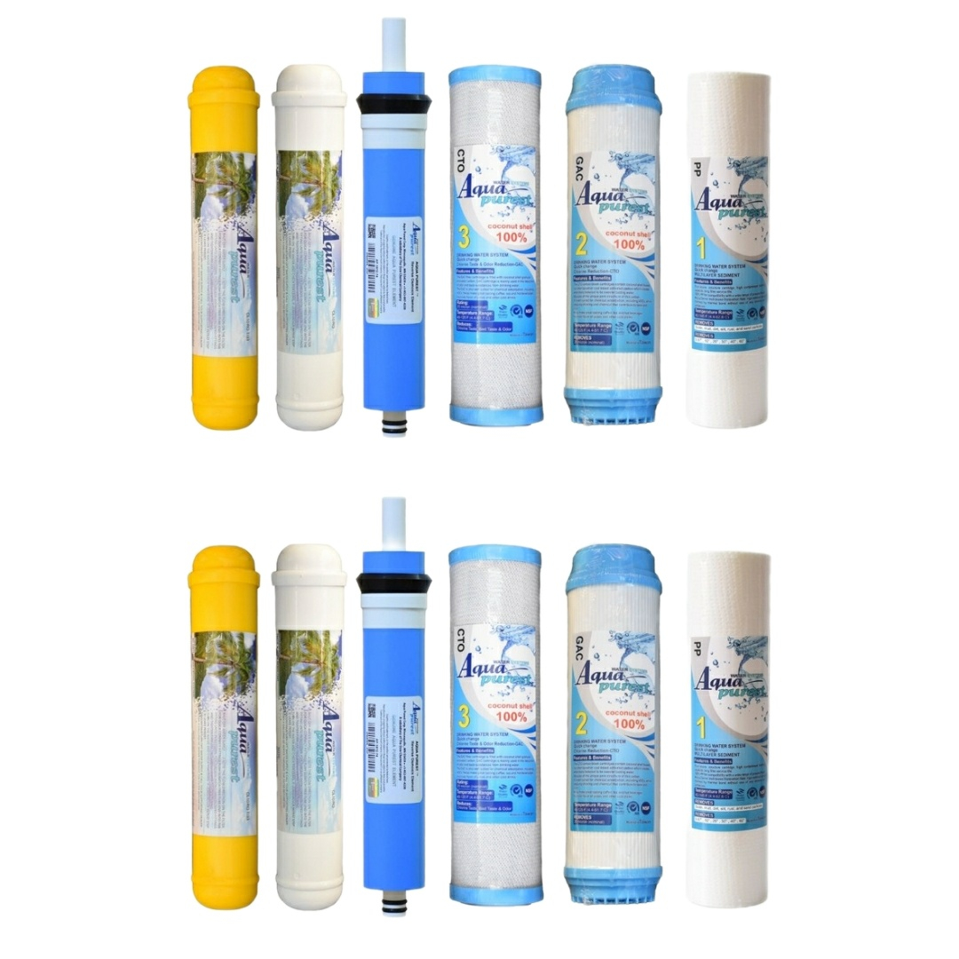 فیلتر دستگاه تصفیه آب آکوا پیورست مدل BL1200 مجموعه 12 عددی