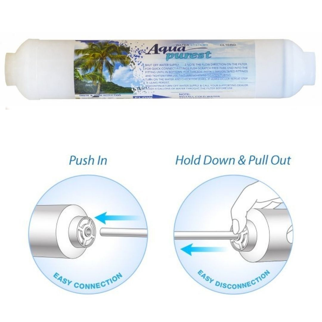 فیلتر یخچال ساید بای ساید آکوا پیورست مدل AP-SEDIMENT 2500G مجموعه 6 عددی