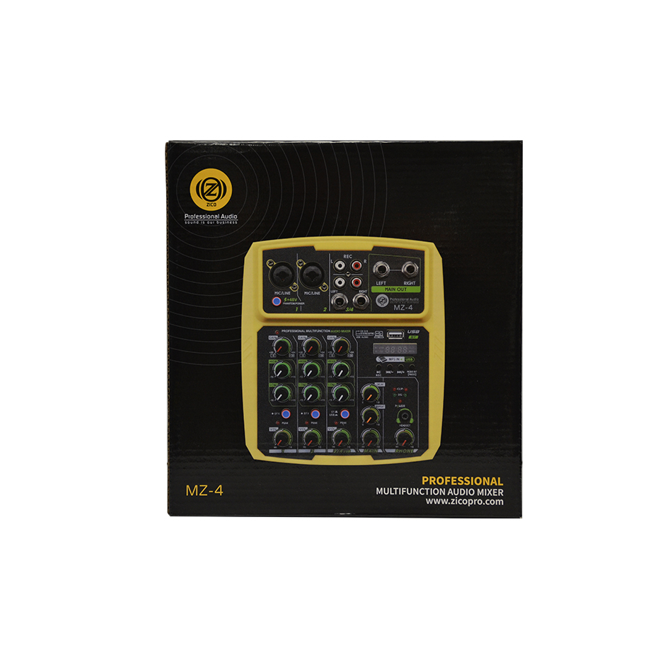 ميكسر صدا چهاركانال زيكو مدل ZICO MZ-4