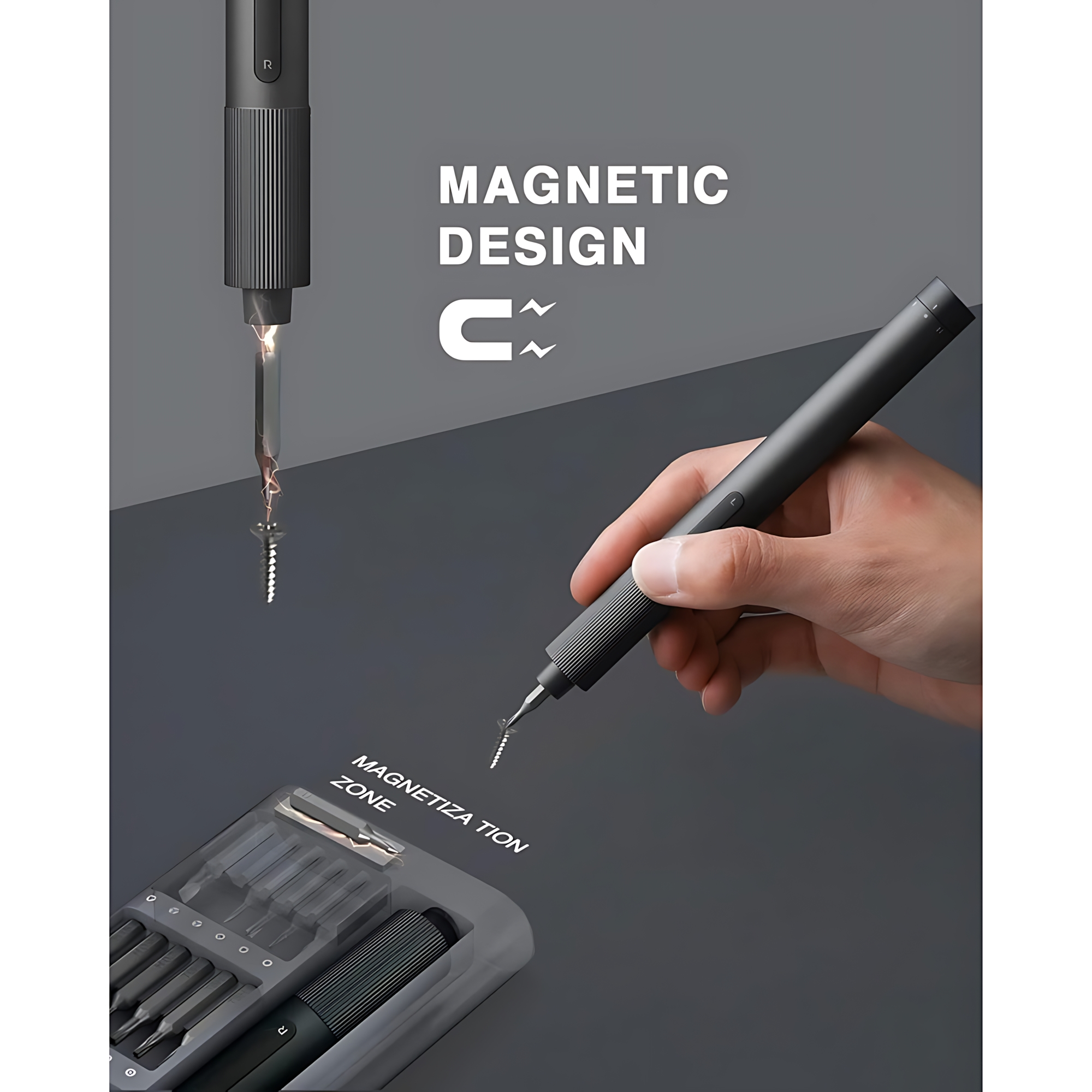 پیچ گوشتی شارژی شیائومی مدل ScrewDriver بسته 24 عددی