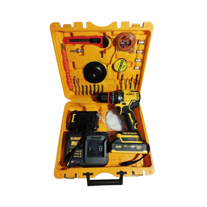 پیچ گوشتی شارژی 600 وات دیوالت مدل  DCD710DK2 مجموعه 24 عددی