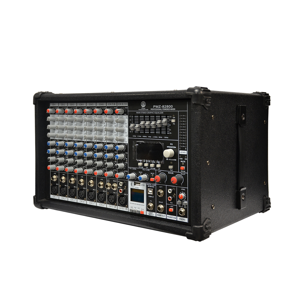 پاورمیکسر 2 کانال زیکو مدل PMZ-82800