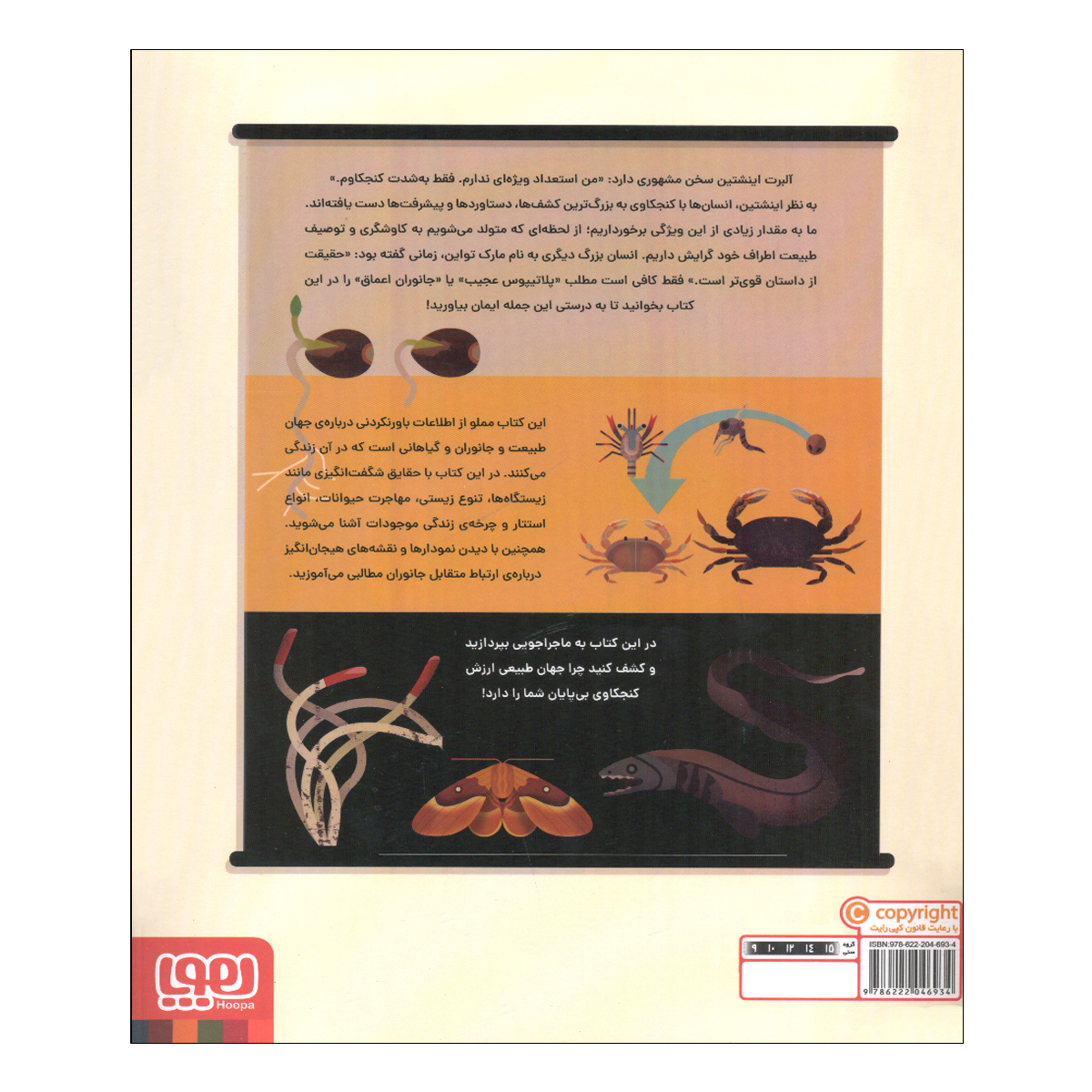 کتاب جهان طبیعت و یک کنجکاوی بی پایان اثر جمعی از نویسندگان ترجمه محمدعلی جعفری نشر هوپا