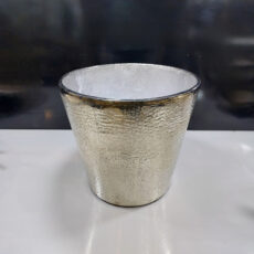 سطل زباله مدل آلومینیوم طرح چکشی