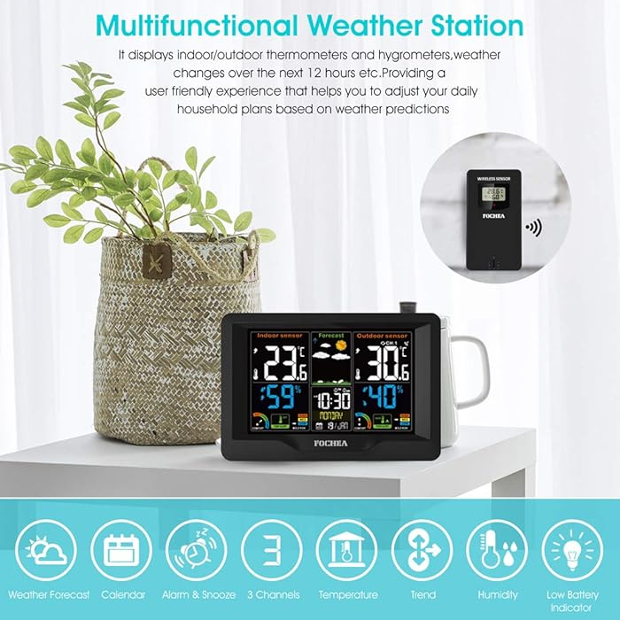 دماسنج‌ محیطی فوکیا مدل ‎EM3383C