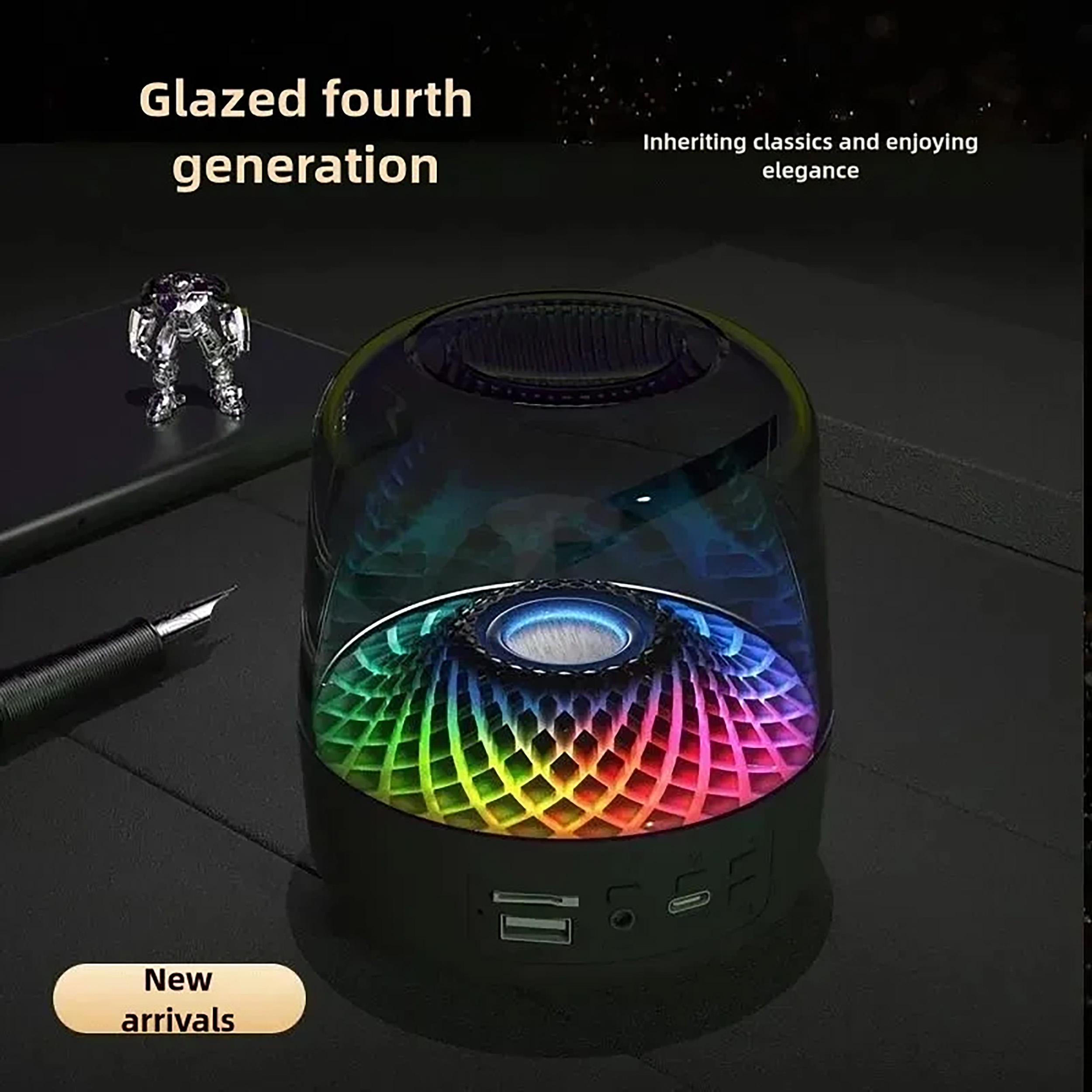 اسپیکر بلوتوثی مدل GLAZE - 4