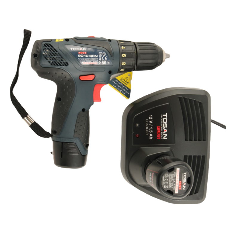 پیچ گوشتی شارژی توسن مدل 9012SCX