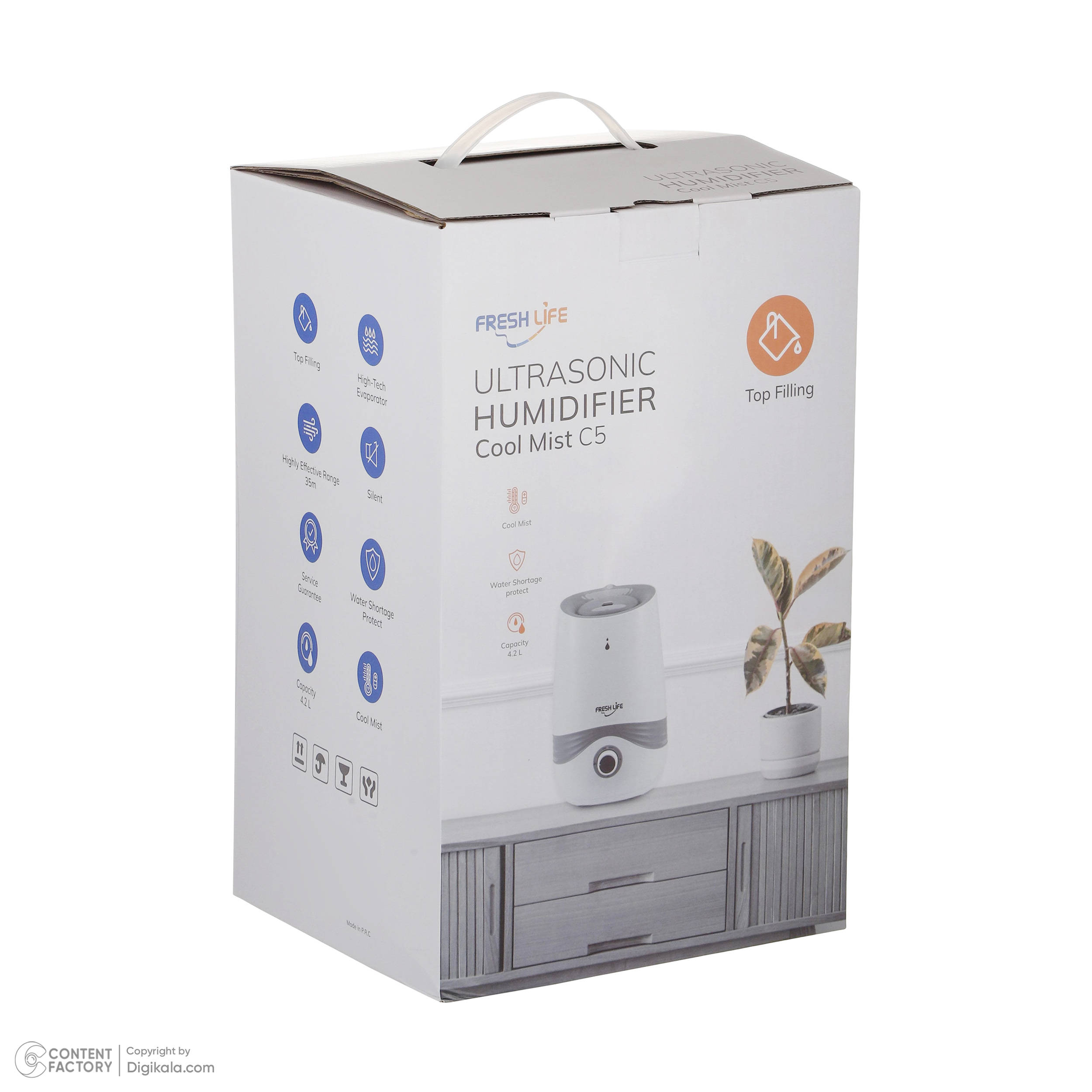 دستگاه بخور و رطوبتساز سرد فرش لایف مدل C5