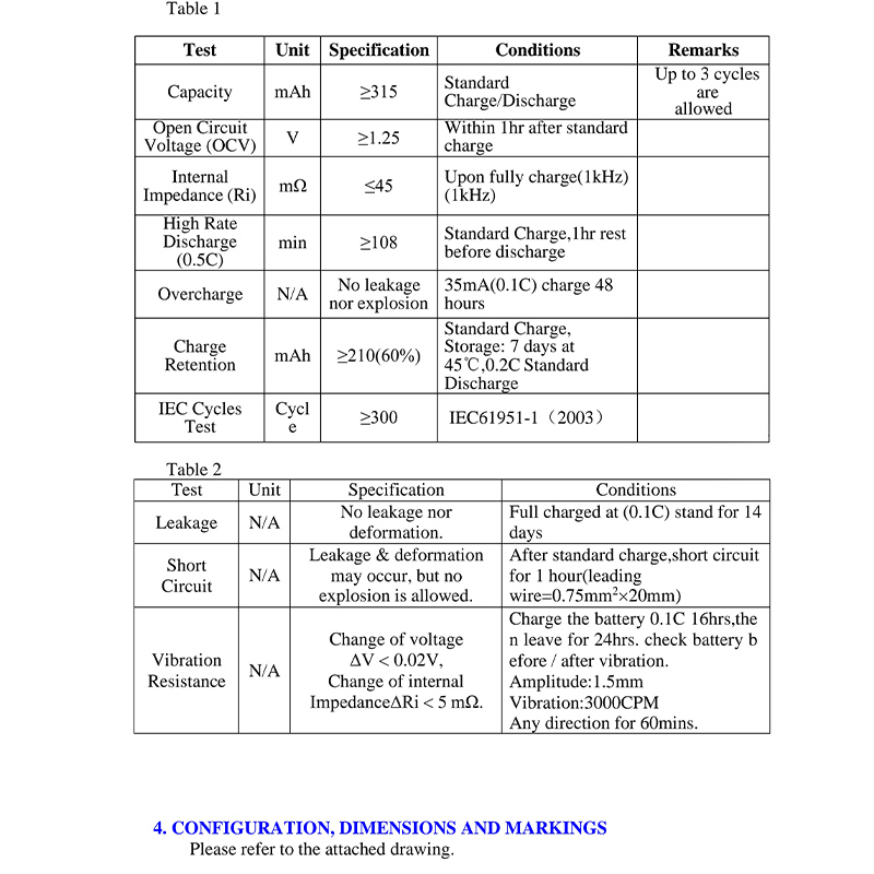 باتری شارژی نیم قلمی سولونیکس مدل صنعتی Ni-Cd مجموعه 20 عددی