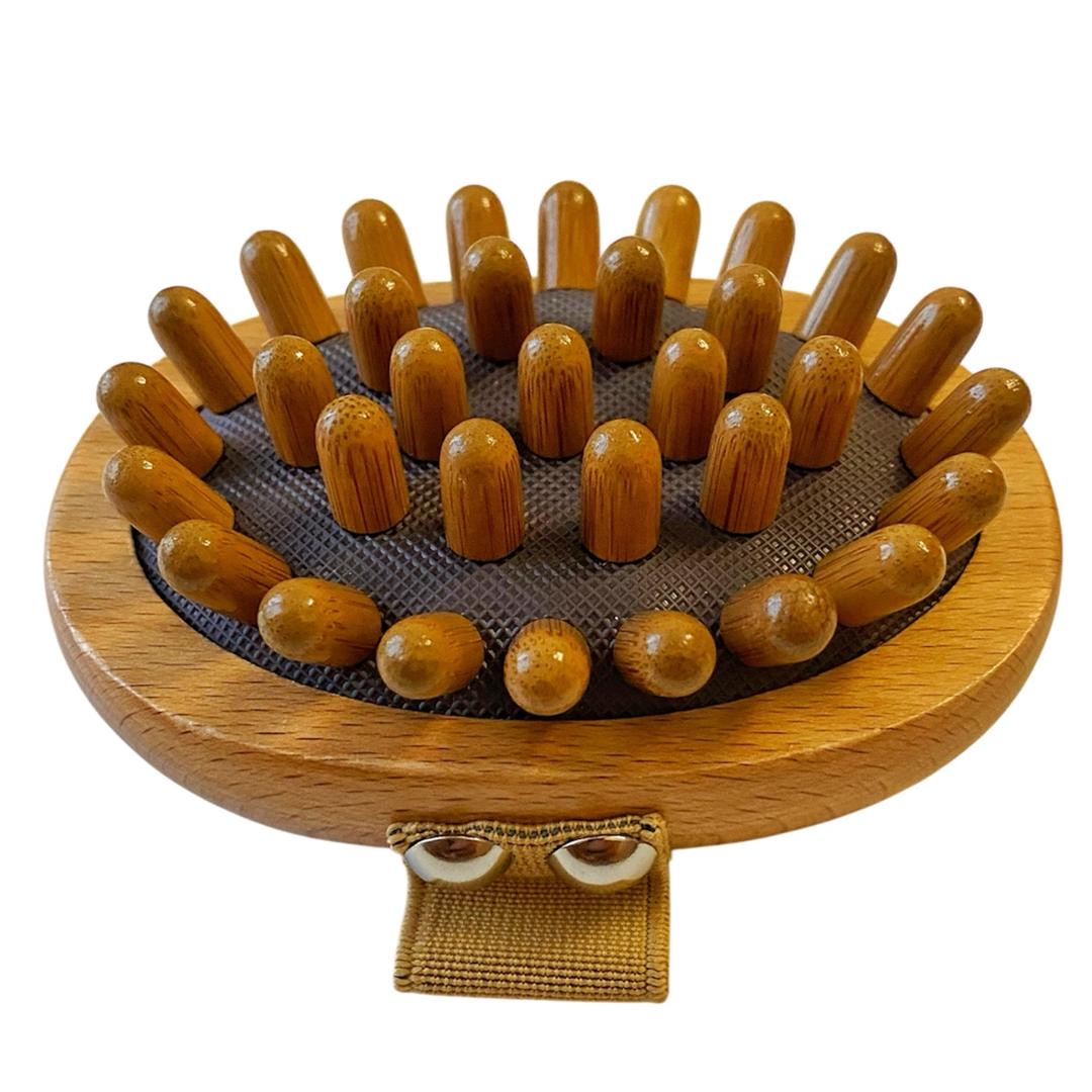 ماساژور دستی بدن مدل بامبو بیضی کد 77168