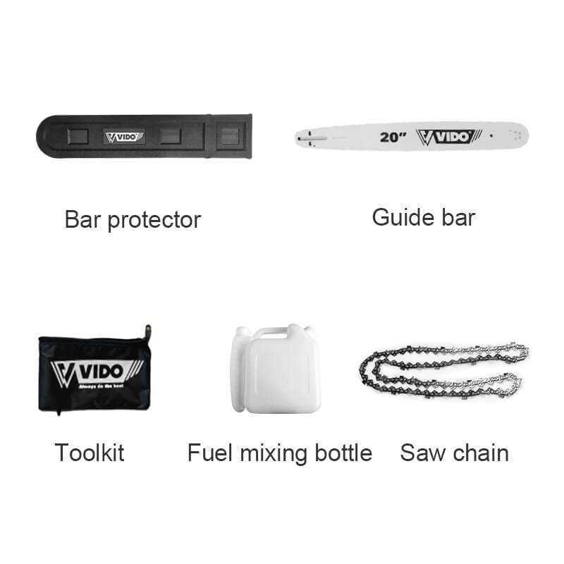 اره زنجیری بنزینی ویدو مدل WD020812055