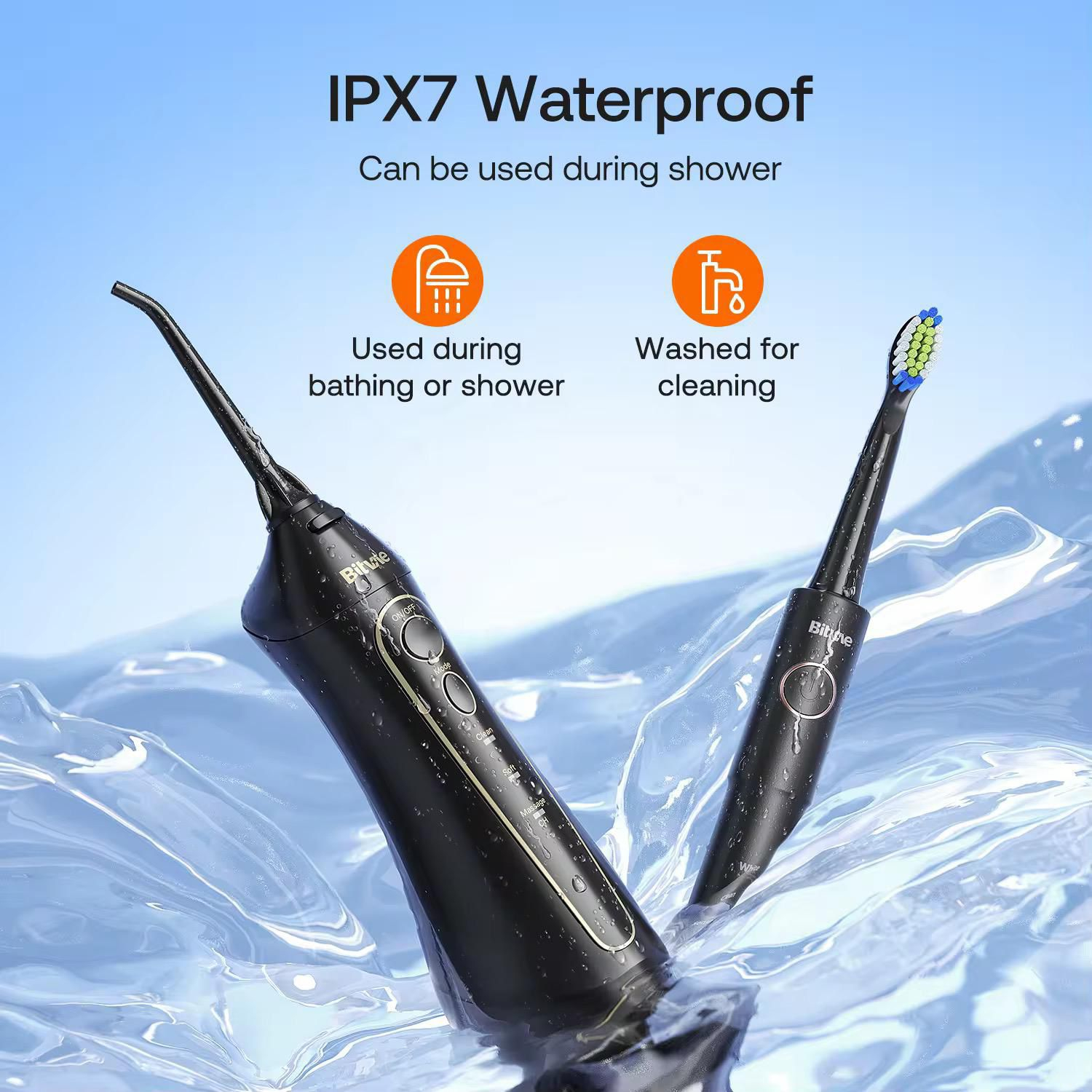 دستگاه شست و شوی دهان و دندان بیتوی مدل 5020E به همراه  مسواک برقی