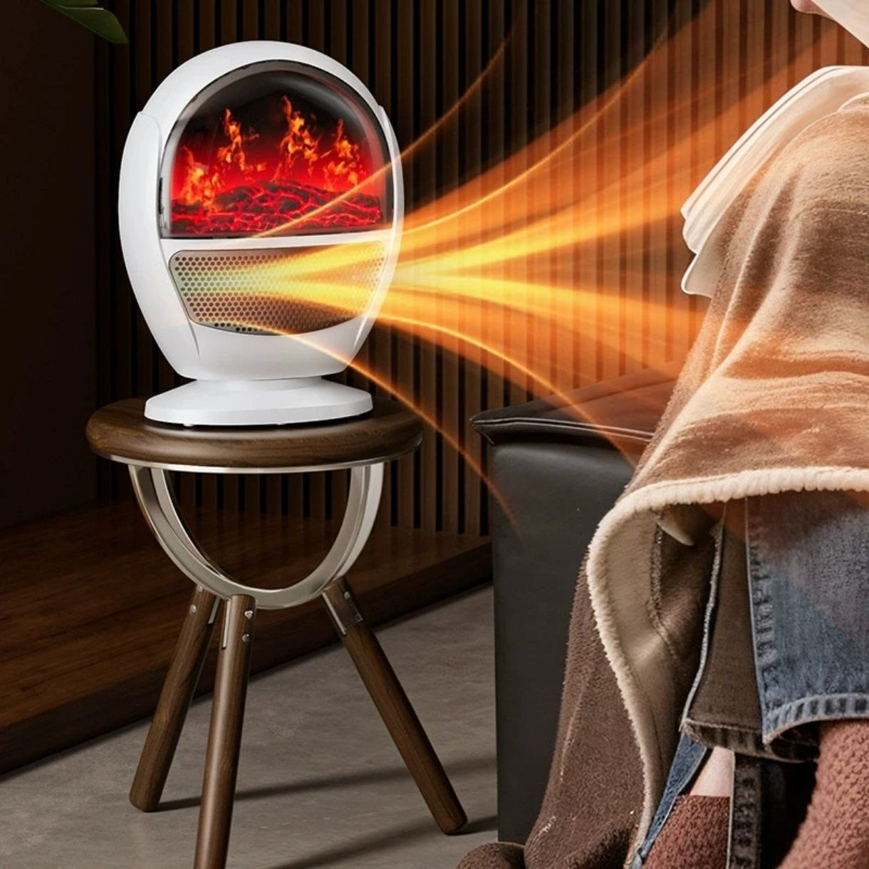 فن هیتر برقی مدل Q- 901 طرح شومینه