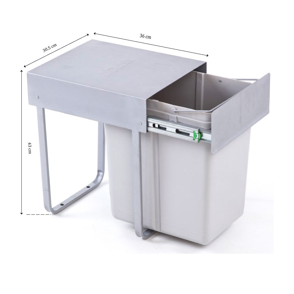 سطل زباله کابینتی آدلان مدل A-3000814