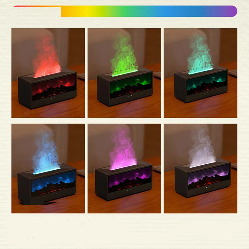 دستگاه بخور سرد مدل DQ-717 طرح شومینه سه بعدی