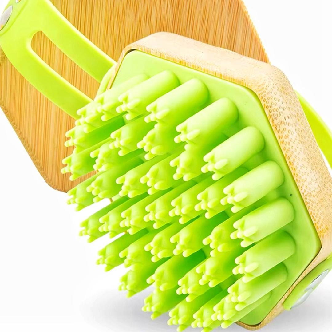 ماساژور دستی سر و بدن مدل سیلیکونی کد 77164