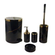 ست سرویس بهداشتی 5 پارچه مدل روشا طرح ماربل