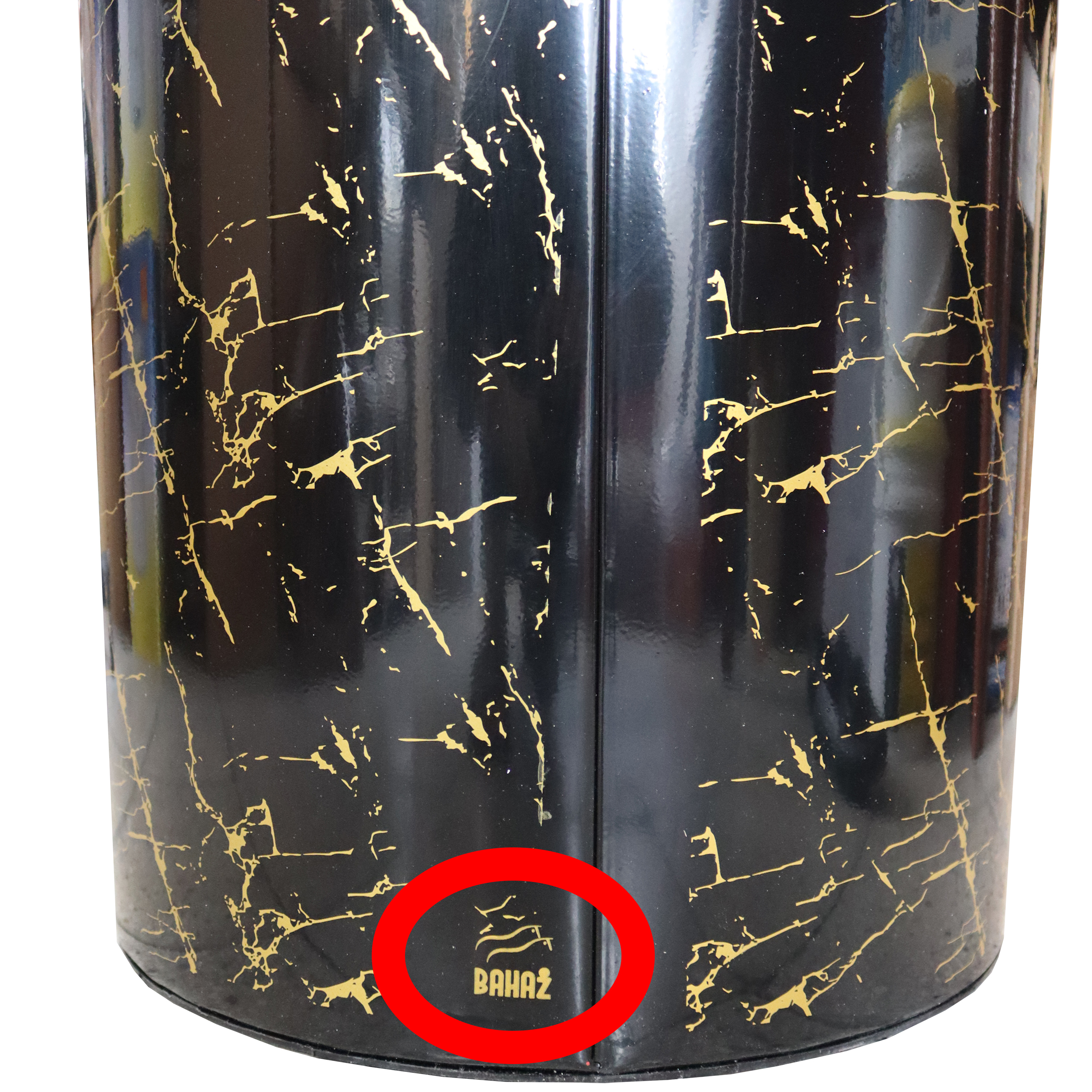 سطل زباله بهاز کالا  مدل استوانه ای کد marbel 45L