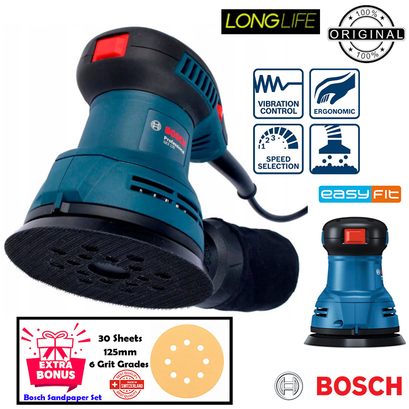 دستگاه سنبادهزن بوش مدل GEX 125 Professional