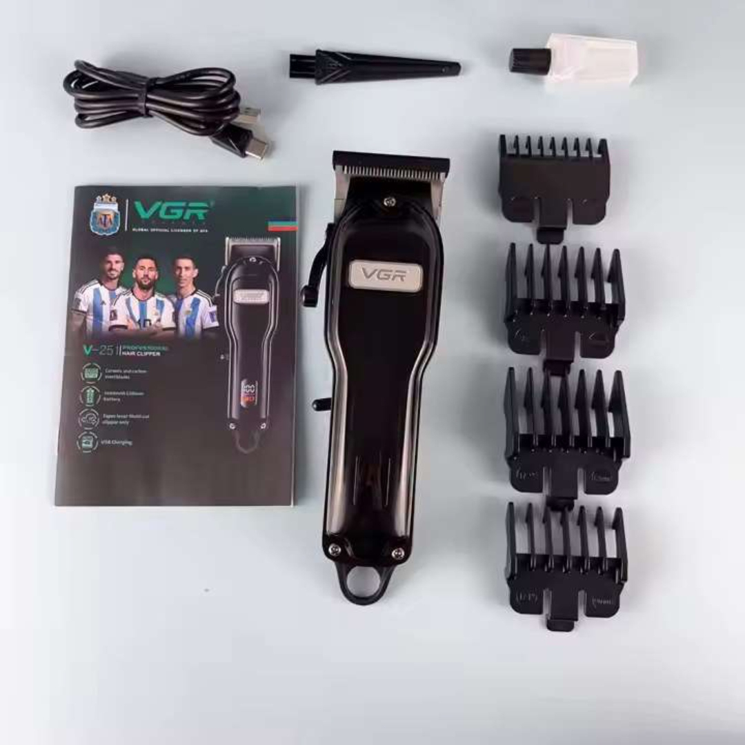 ماشین اصلاح موی سر و صورت شارژی وی جی ار مدل V-251