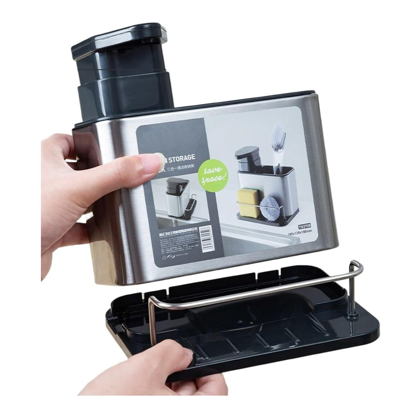 مخزن مایع ظرفشویی مدل 3 کاره ترونی کد 3700