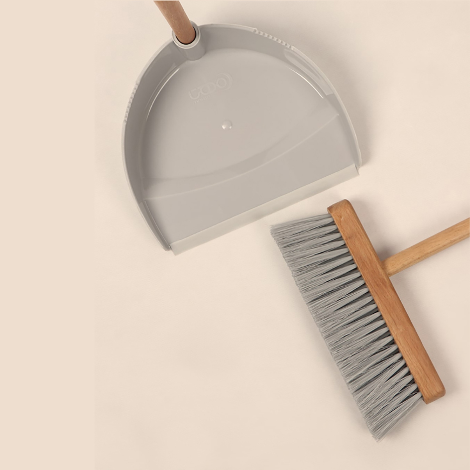 ست جارو و خاک انداز مدل دسته بلند