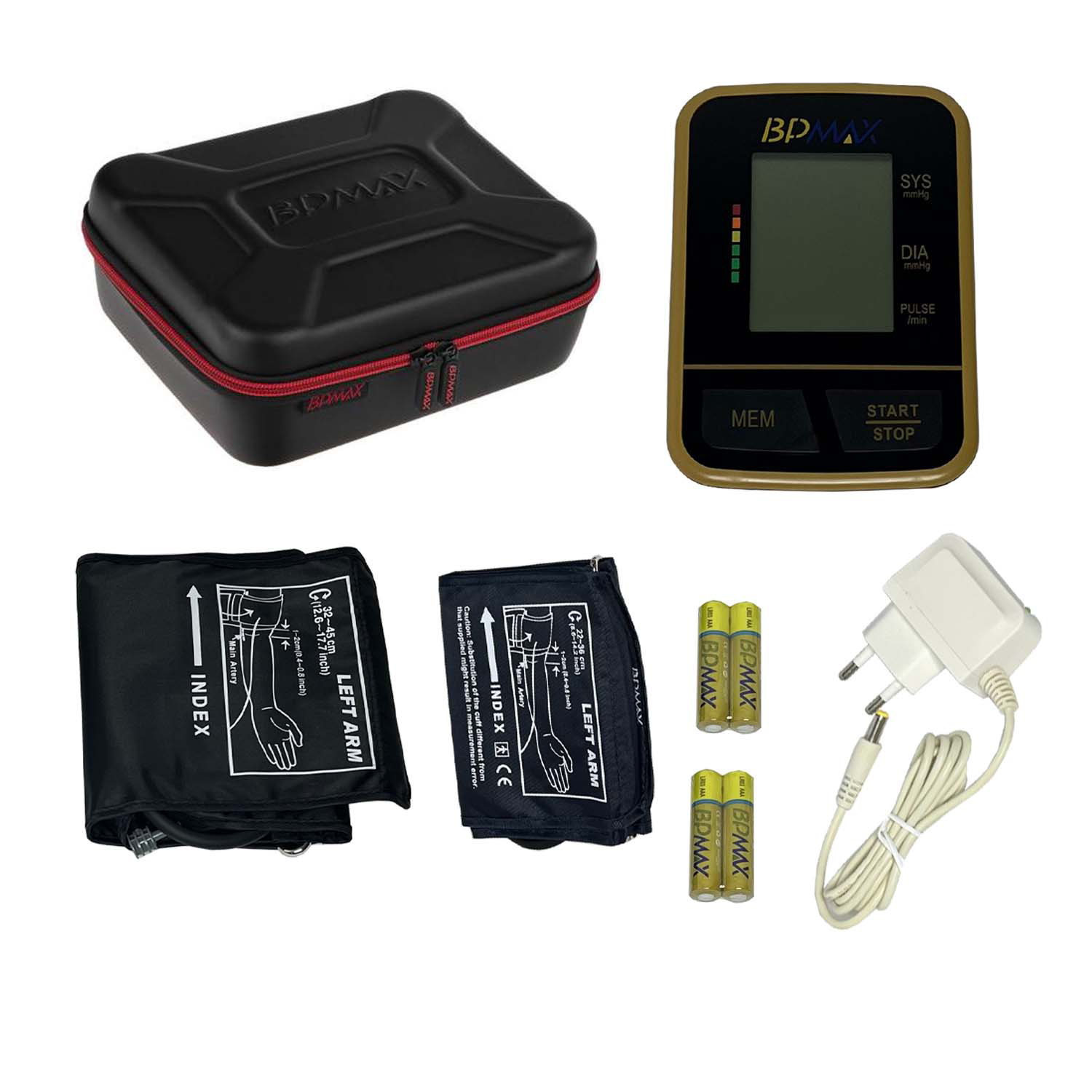 فشارسنج دیجیتال بی پی مکس مدل DBP-1231 به همراه کاف اضافه