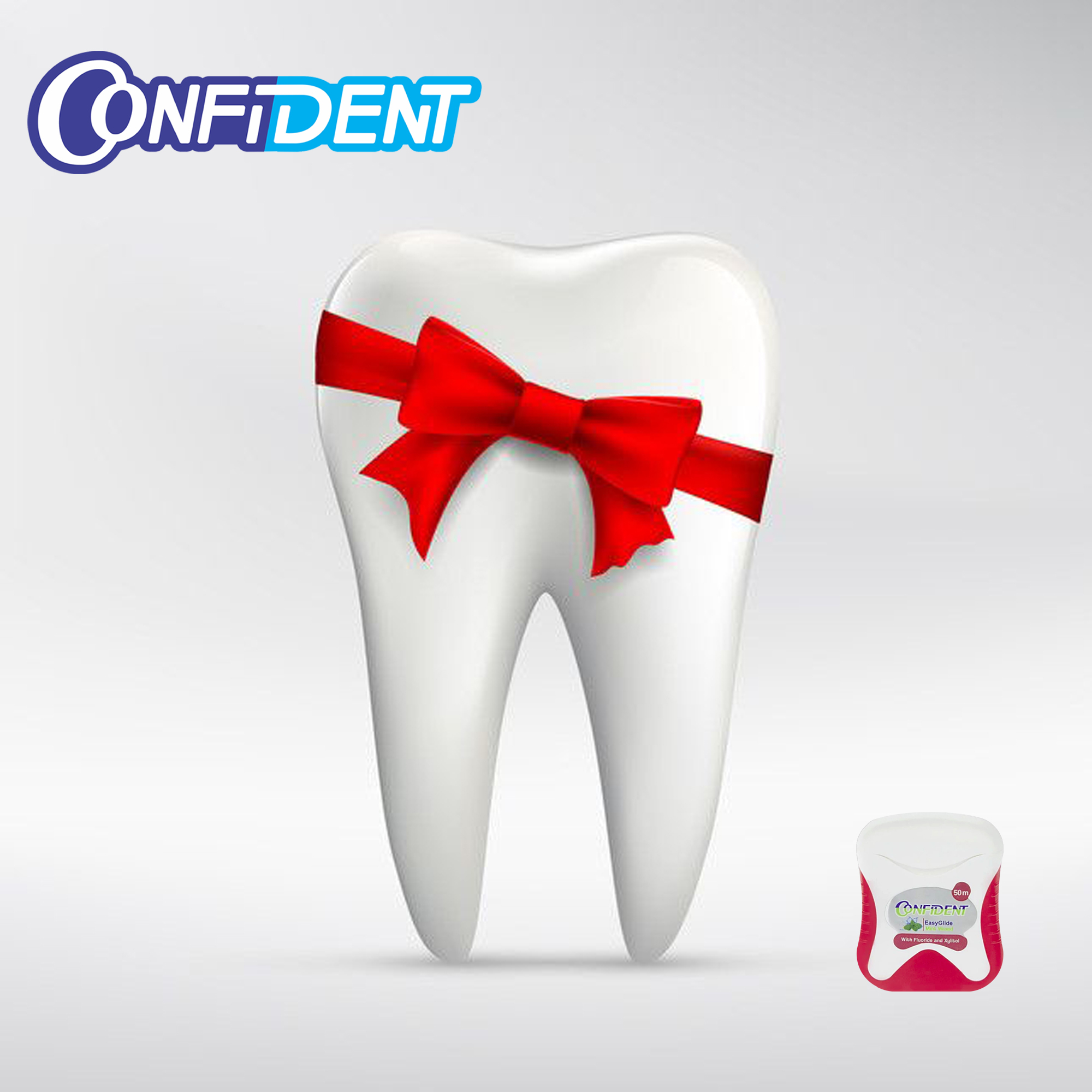 نخ دندان کانفیدنت مدل EASY GLIDE مجموعه 3 عددی