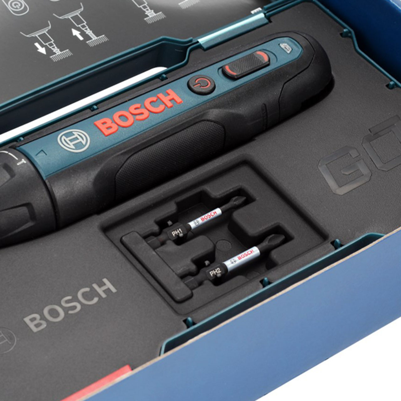 پیچ گوشتی شارژی بوش مدل GO-001