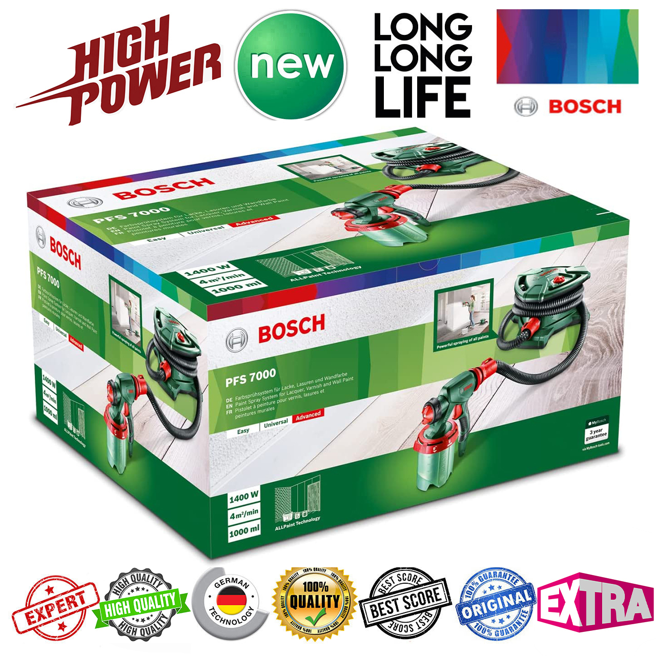 پیستوله برقی بوش مدل PFS 7000 کد All Paint/Advanced