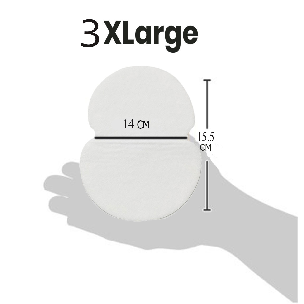 پد عرق گیر هیاهو مدل  Solariti Man 3XLarge بسته 6 عددی
