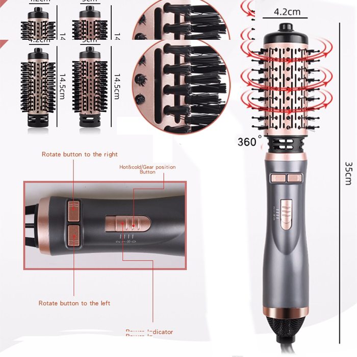 سشوار برس دار چرخشی انزو پروفیشینال مدل EN-742