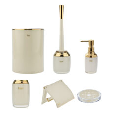 ست سرویس بهداشتی 6 تکه لیمون مدل رومانتیک