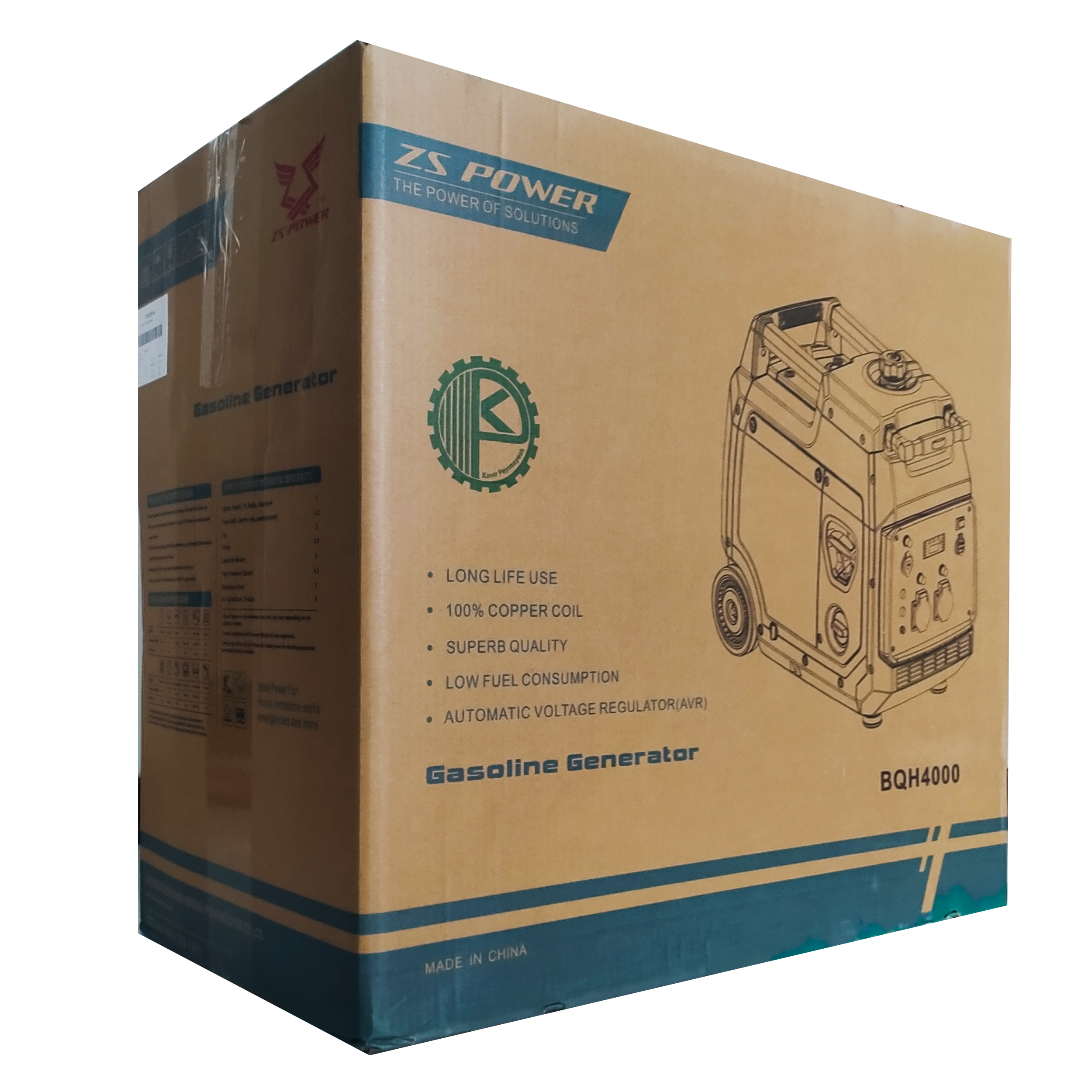 موتور برق بنزینی سایلنت زونگشن پاور مدل BQH4000