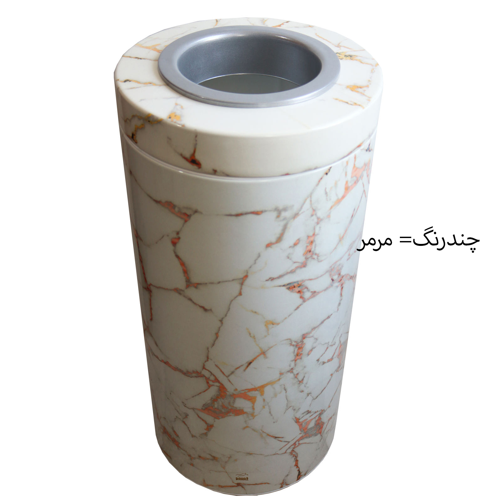 سطل زباله بهازکالا مدل استوانه کد EDARI-45L
