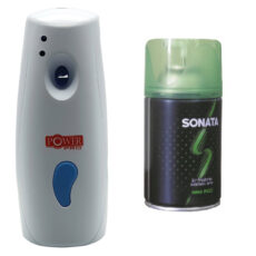 دستگاه خوشبوکننده هوا پاور پرو مدل اتوماتیک به همراه اسپری یدک خوشبو کننده هوا سوناتا مدل Bad Intense حجم 250 میلی لیتر