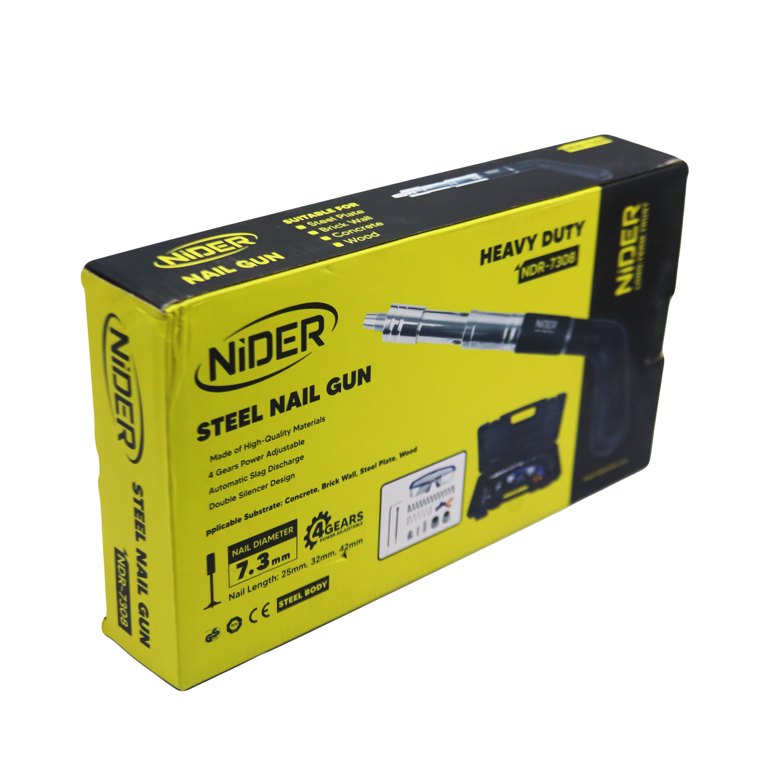 میخ کوب دستی نیدر مدل تفنگی کد YP-NDR-7308-7.3mm