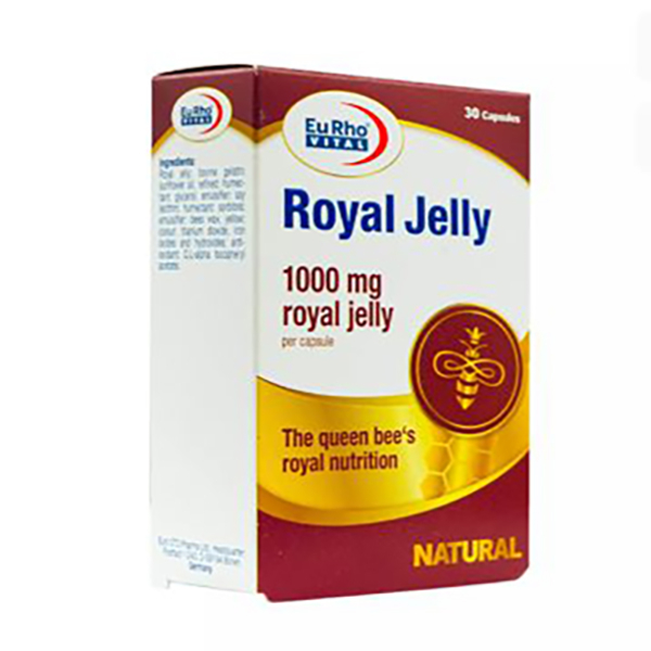 کپسول رویال ژلی یوروویتال - 1000 میلی گرم بسته 30 عددی