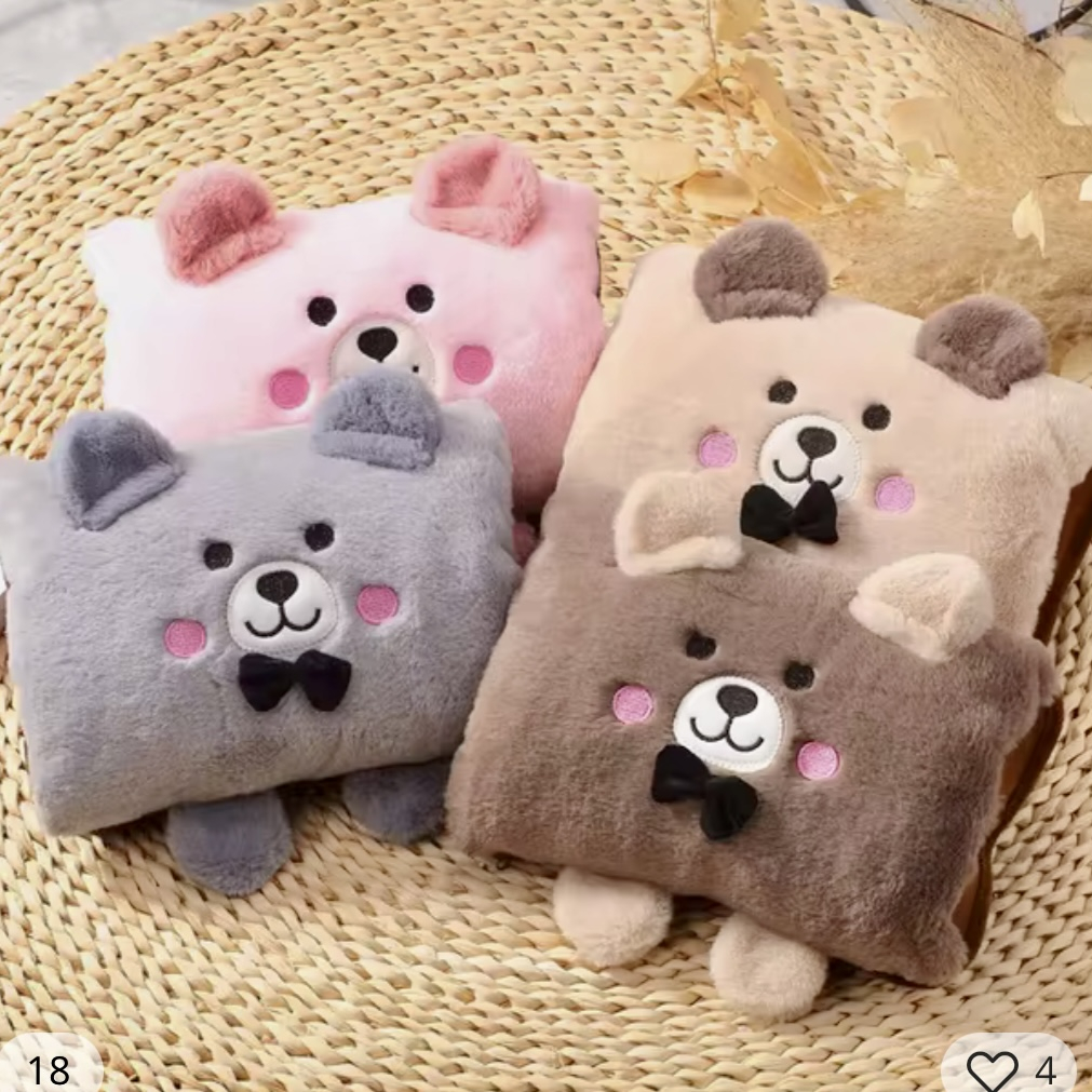 کیسه آب گرم برقی مدل بالشتی طرح خرس تدی