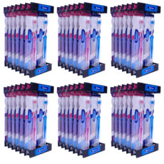 مسواک بنسر مدل اکسترا کلینینگ با برس سخت بسته 72 عددی