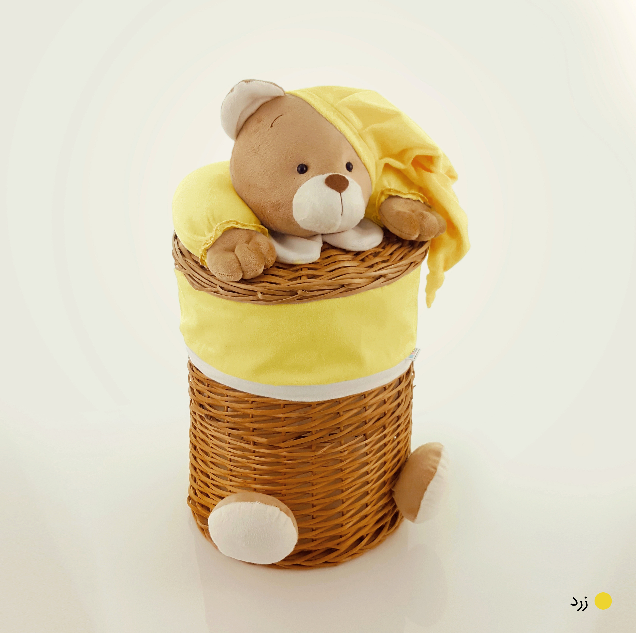 سبد رخت چرک مدل خرس نانان کد SLN-S-S