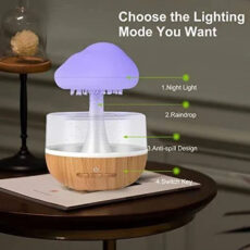 دستگاه بخور سرد مدل چراغ خواب طرح باران ساز