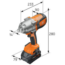 آچار ضربه ای فاین مدل ASCD 18-1000 W34 AS Set 8 Ah ProCORE