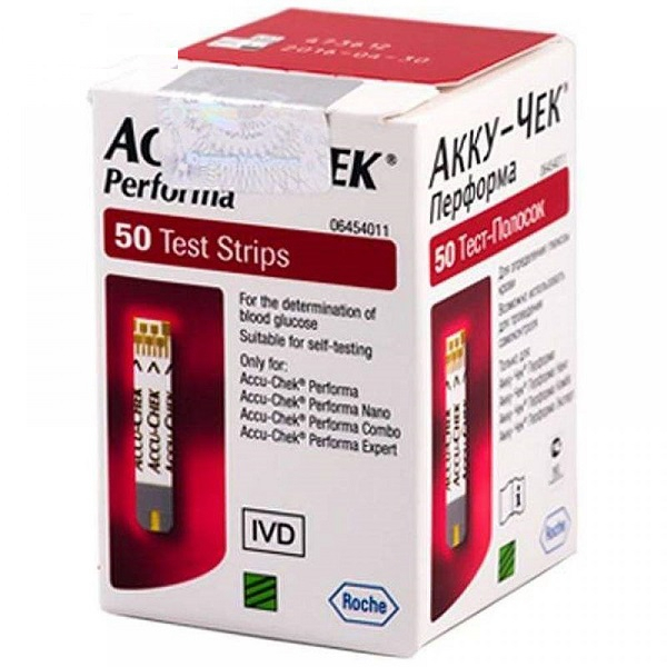 نوار تست قند خون آکیوچک مدل پرفورما مجموعه 2 عددی