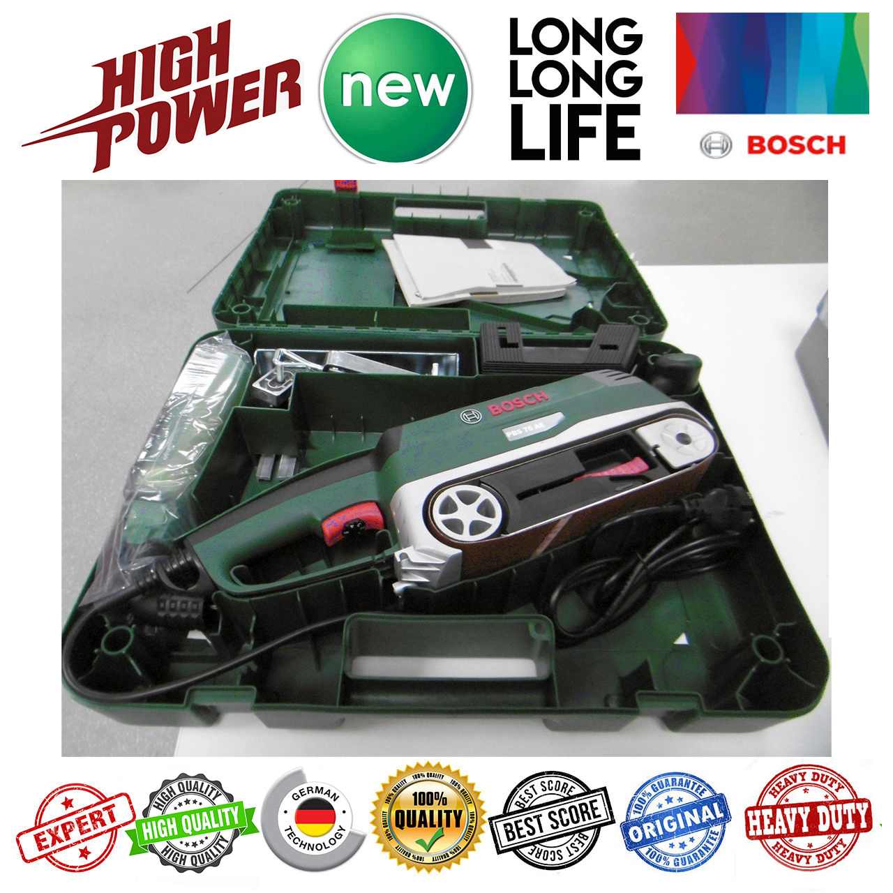 سنباده زن تانکی بوش مدل  PBS 75 AE Set Expert